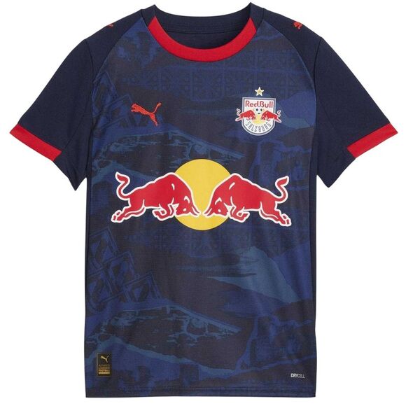 FC Red Bull Salzberg Other - FC Red Bull Salzberg Childrens/Kids Puma Away Shirt / Navy/Red